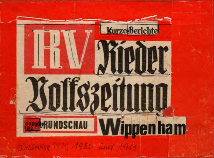 „Wippenham“ in der Rieder Volkszeitung 1979-81